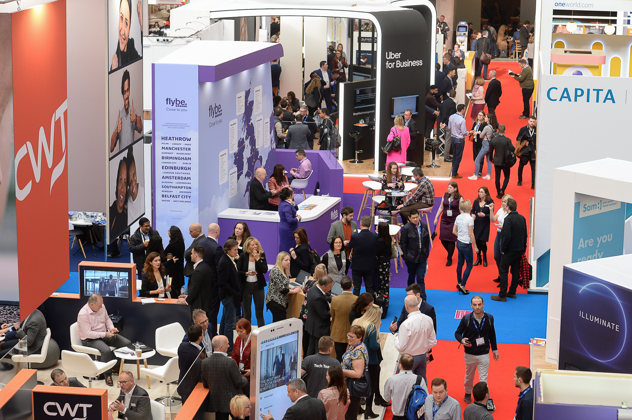 View from above: Business Travel Show